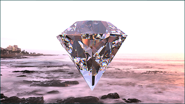 Diamant Reflexionen